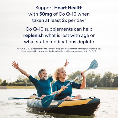 Puritan's Pride CoQ10 50mg Softgels - 100 Count for Heart & Energy
