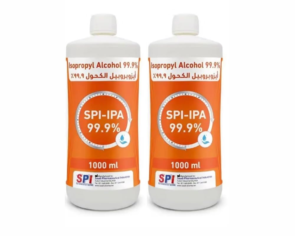 SPI Pure Isopropyl Alcohol 99% - 2 Liter Pack