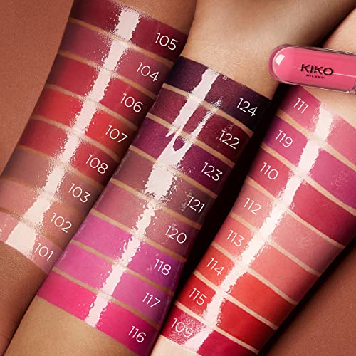 Kiko Milano Double Touch Liquid Lipstick 102 Satin Rosy Beige - 40 Gm