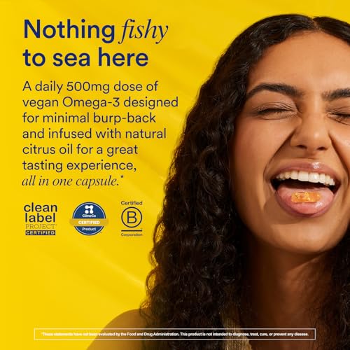 Ritual Vegan Omega 3 DHA & EPA - Plant-Based Brain & Heart Health Supplement