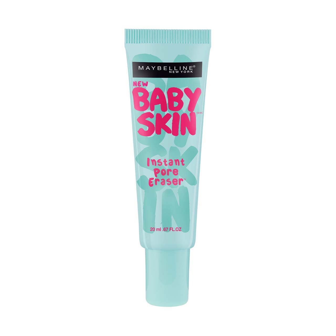 Maybelline Baby Skin Instant Pore Eraser Primer: Pore-minimizing primer for flawless makeup.