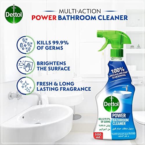 Dettol All-Purpose & Bathroom Cleaner Spray - 2 x 500ml