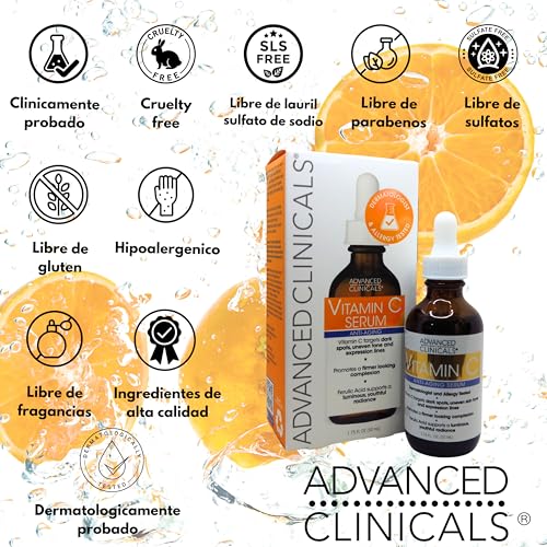 Advanced Clinicals Vitamin C Anti-Aging Serum - Brightening & Firming Serum