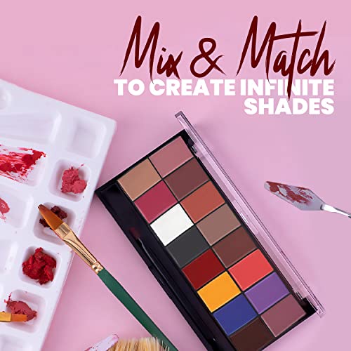 MARS Infinity Lip Palette - 16 Colors for Infinite Lipstick Shades (36g)