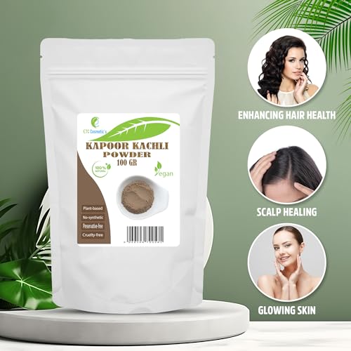 100% Natural Kapoor Kachli Powder for Hair Growth, Volume & Vitality (100g)