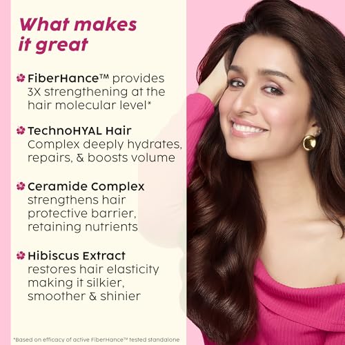 PLIX Hibiscus Bond Repair Shampoo (200ml) & Conditioner (175ml) Set | FiberHance™ Complex