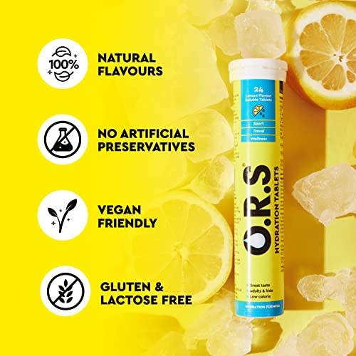 O.R.S Hydration Lemon Tablets - 24 Count