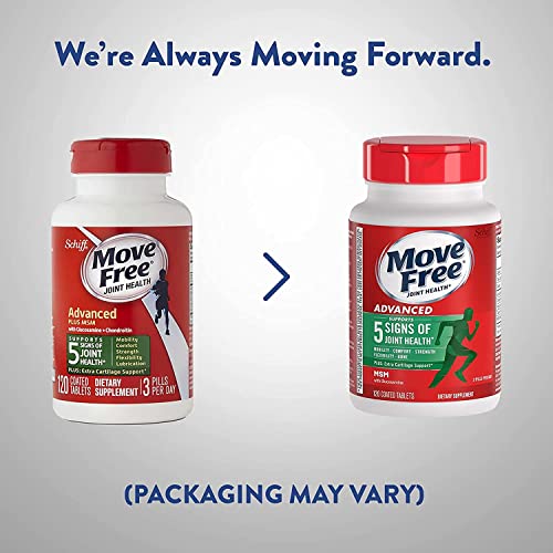 Schiff Move Free Joint Health - Glucosamine Chondroitin Plus MSM - 120 Tablets