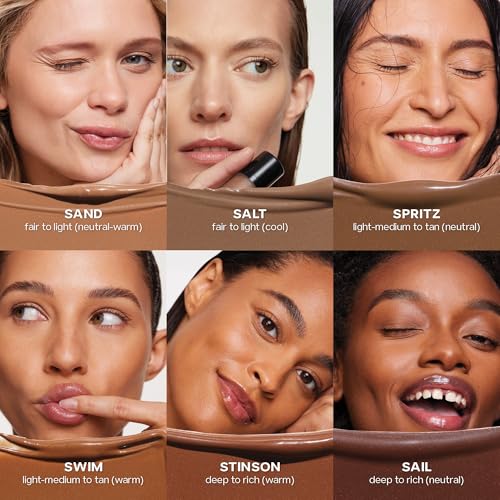 Saie Dew Bronze - Swim: Hydrating Liquid Bronzer Stick for a Sun-Kissed Glow