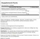 Swanson Lutein & Bilberry: Eye Health Support (60 Softgels)