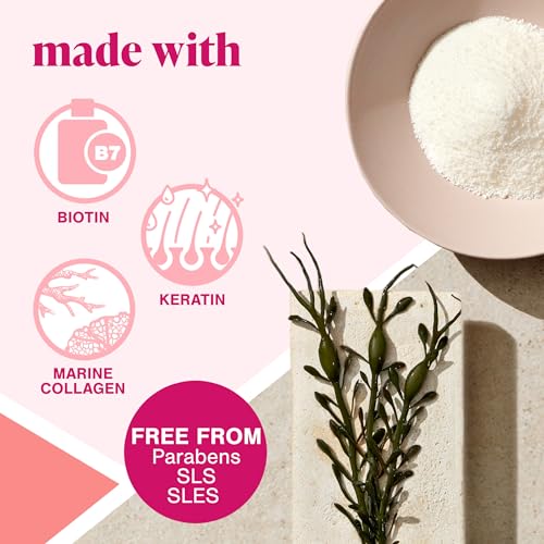 Viviscal Thickening Shampoo - Biotin & Keratin with Marine Collagen & Seaweed Extract for Naturally Thicker, Fuller-Looking Hair 250ml