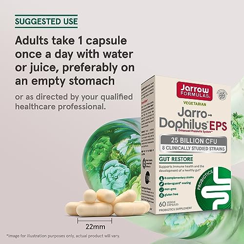 Jarrow Formulas, Jarro-Dophilus EPS, 25 Billion CFU, 60 Veggie Capsules