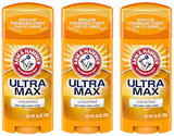 ARM & HAMMER ULTRAMAX Anti-Perspirant Deodorant Solid Unscented - 2.60 oz (Pack of 3)