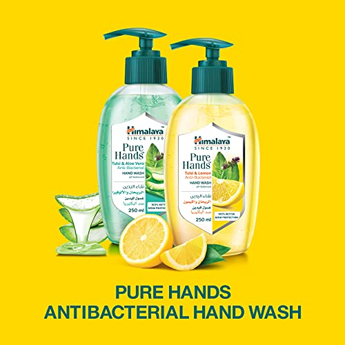 Himalaya Pure Hands Tulsi Aloe Vera Antibacterial Hand Wash - 3 Pack, 100ml