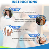 Lice Scare Away Peppermint & Rosemary Hair Spray - Natural Non-Toxic Lice Treatment for Kids & Adults