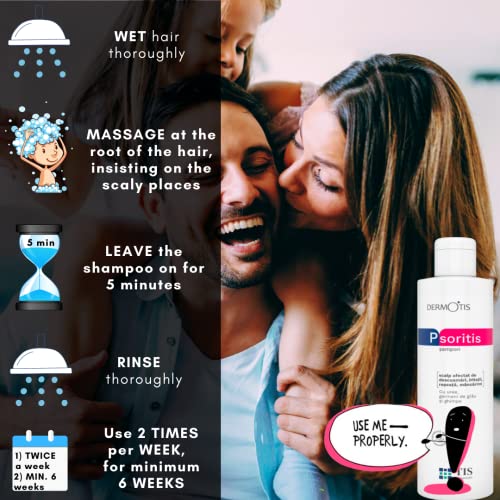 PsoriTIS 10% Urea Shampoo - For Seborrheic Scalp & Psoriasis Care - 120ml + Almond Milk Soap 25g