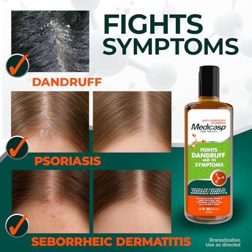 Medicasp Tar Gel Dandruff Original Strength Shampoo - 180ml