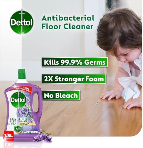 Dettol Power Floor Cleaner (Lavender) - Double Pack
