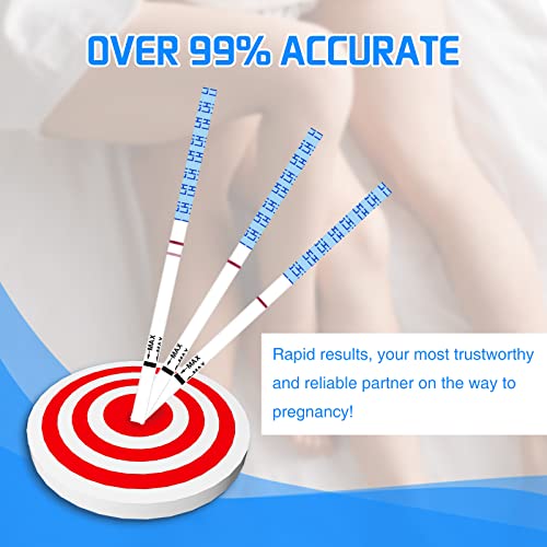 50 Pack Ovulation Predictor Test Strips - Fast Home Fertility Self-Checking Kit