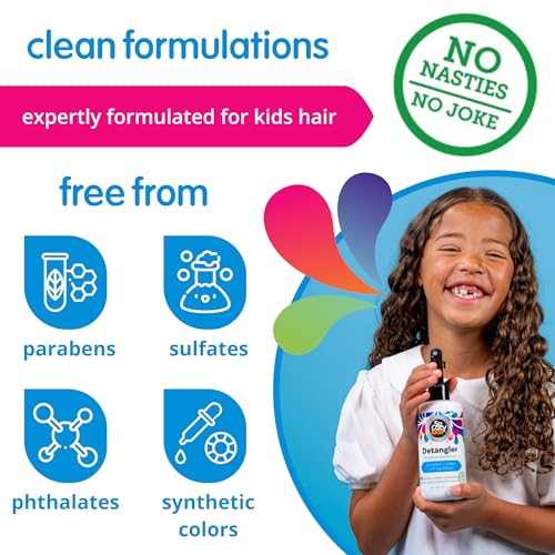 Detangler Leave-In Conditioner for Kids - So Cozy, Poopee NASSE, Paraben-Free, 8 fl oz