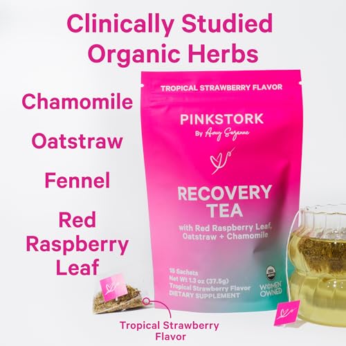 Pink Stork Organic Postpartum Recovery Tea - Passion Fruit (30 Cups)