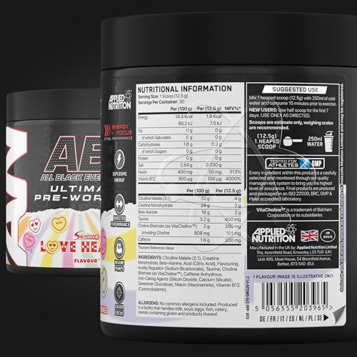 Applied Nutrition ABE Pre-Workout 30 Servings - Lovehearts Flavor