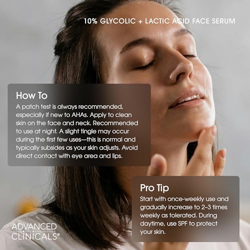 Advanced Clinicals Glycolic Acid Exfoliating Serum (1.75 oz)