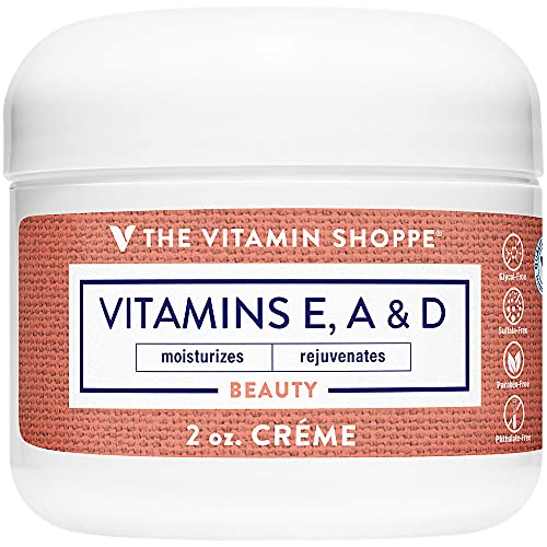 Vitamin E, A, & D Rejuvenating Face Crème (2 oz) - The Vitamin Shoppe