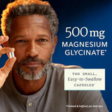 Nobi Nutrition Magnesium Glycinate 500mg - Chelated for Sleep, Heart & Bone Health