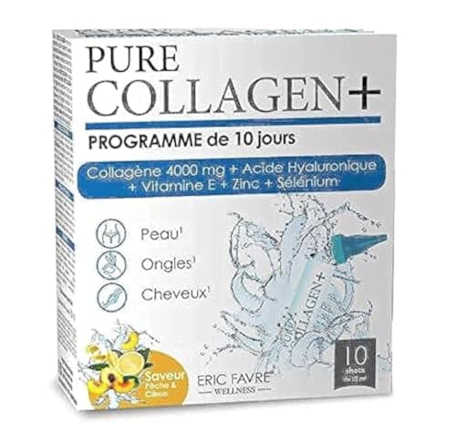 Pure Collagen Plus 10 Vials - Beauty Supplements for Skin Health & Anti-Aging