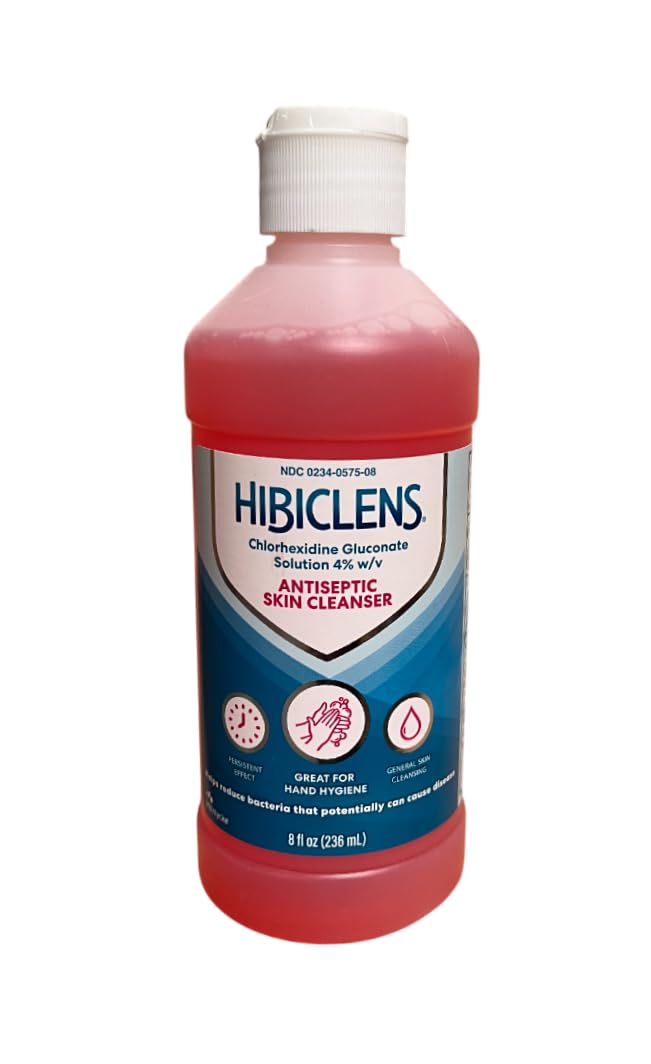 Hibiclens Liquid Antimicrobial Skin Cleanser - 8 oz (Pack of 2)