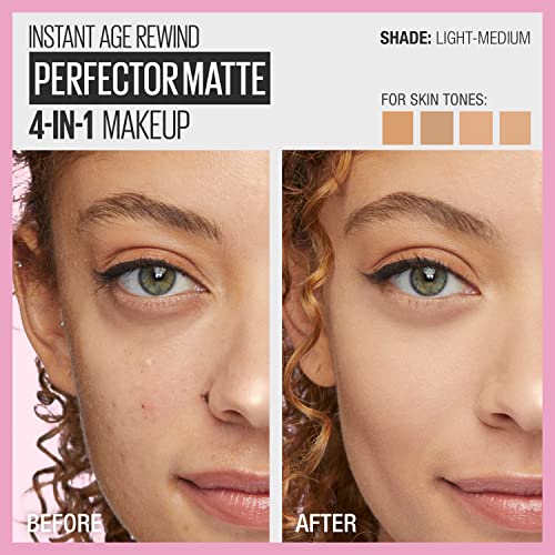 Maybelline Instant Age Rewind Instant Perfector 4-In-1 Matte Makeup - Light/Medium, 1 fl oz