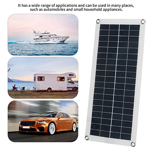 20W Eacam Flexible Solar Panel Kit - 12V USB Controller for RV & Phone