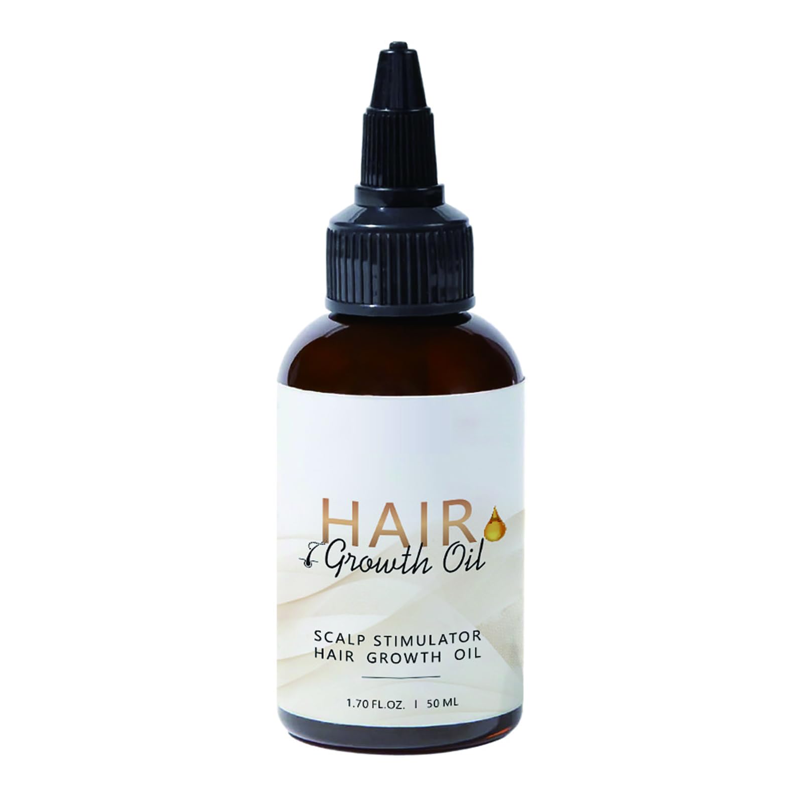 Hair Growth Oil - Natural Scalp Stimulator with Rosemary, Mint & Omega 3,6,9 - 1.7 fl oz/50 ML