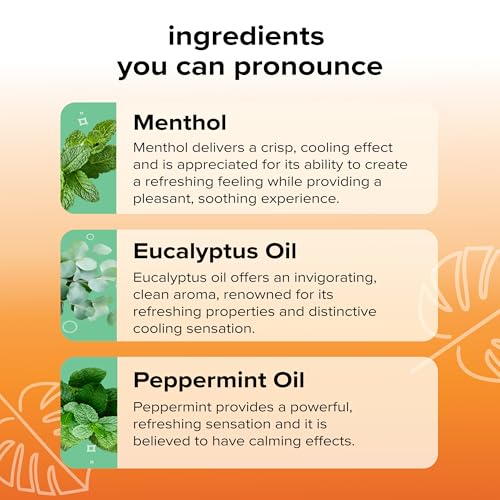 BoomBoom Nasal Inhaler Stick with Essential Oils + Menthol - Mood Boost & Refresh