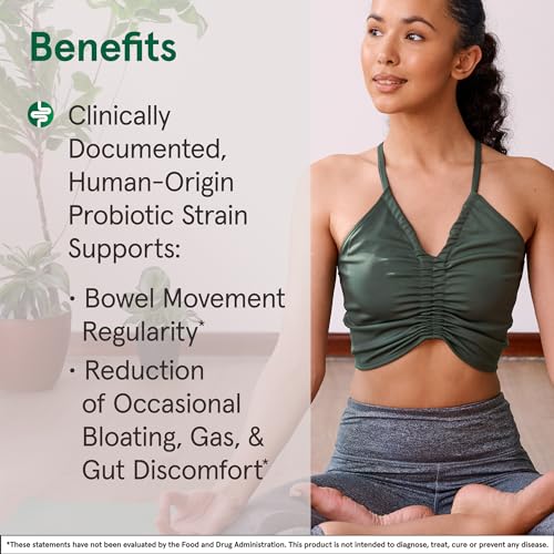 Jarrow Formulas Ideal Bowel Support - Reduces Bloating & Gas - 10 Billion Cells - 30 Capsules