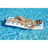 Solstice by Swimline French Style Inflatable Window Pool Mattress Lounger