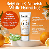 TruSkin Vitamin C Face Moisturizer, Brightening Anti-Aging Cream with Vitamin B5, E, Organic Aloe, 2 fl oz