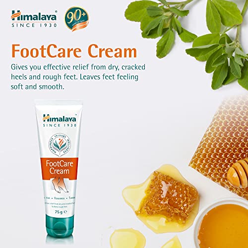 Himalaya Herbals Foot Care Cream for Dry and Cracked Heels - Antiseptic and Moisturizing Formula, 75g