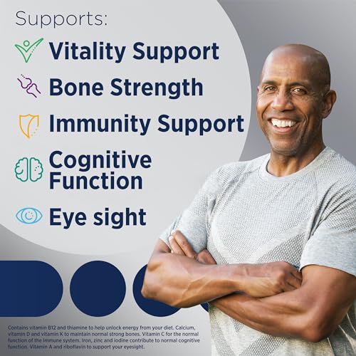 Centrum 50+ Age Support Multivitamin Tablets - 100 Tablets