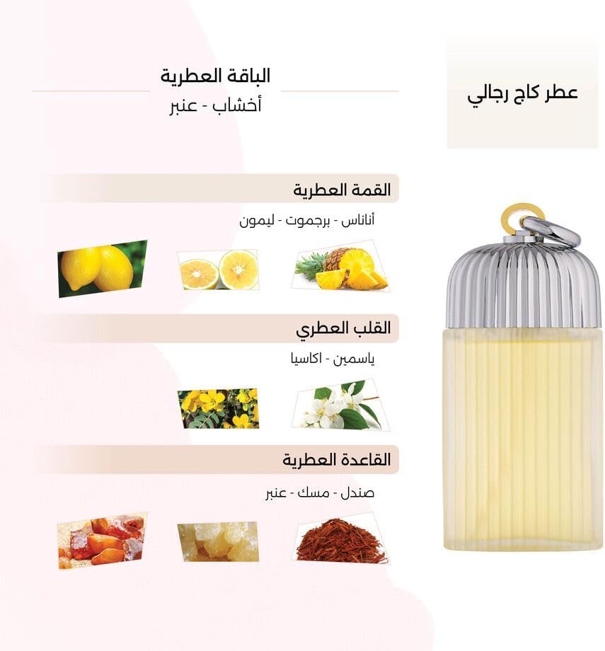 Deraah Cage Eau de Parfum for Men - 150ml