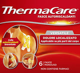 ThermaCare Self-Heating Therapeutic Heat Bands - Versatile Pain Relief, 8-Hour Warmth, 6 Count
