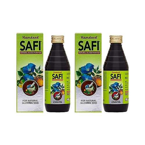 Hamdard Safi Blood Purifier Syrup for Clear Skin & Detox (2 x 200ml)
