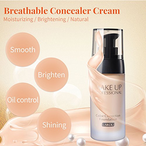 3-in-1 Liquid Foundation, Concealer & Sun Block SPF | Matte Full Coverage