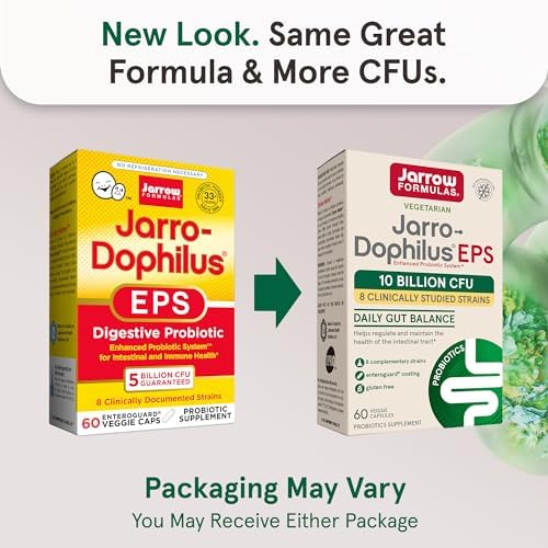 Jarrow Formulas, Jarro-Dophilus EPS, 10 Billion CFU, 60 Veggie Capsules