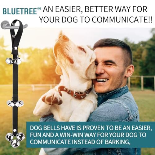 BluTree Premium Dog Doorbells for Potty Training - 7 Extra Large Adjustable Bells