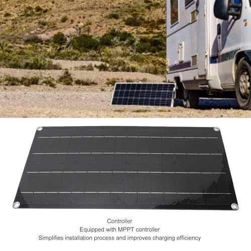 100W Monocrystalline Solar Panel Kit - Outdoor Camping Power Station for RV & Boat