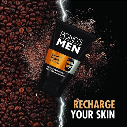 Pond's Men's Energy Bright Face Wash - Coffee Bean - 100g