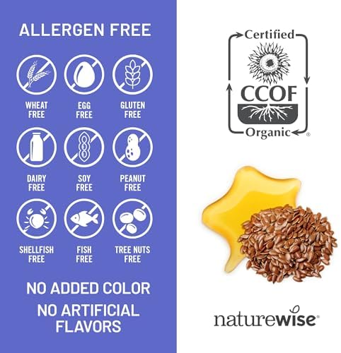 NatureWise, Flaxseed Oil, 240 Softgels
