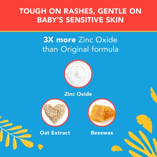 Triple Paste 3X Max Diaper Rash Ointment 2 oz | Maximum Strength Zinc Oxide